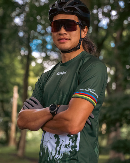 Santini UCI CYCLING WORLD CHAMPIONSHIPS Tech Tişört RE499GLLROCKY3WCG