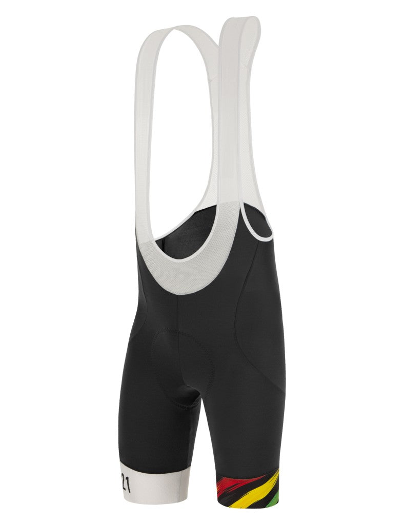 Santini UCI FLANDERS 2021 Özel Seri Erkek Askılı Bisiklet Taytı EC1075GITSPLA