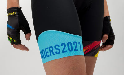 Santini UCI FLANDERS 2021 Özel Seri Kadın Askılı Bisiklet Taytı EC1065GILSPLA