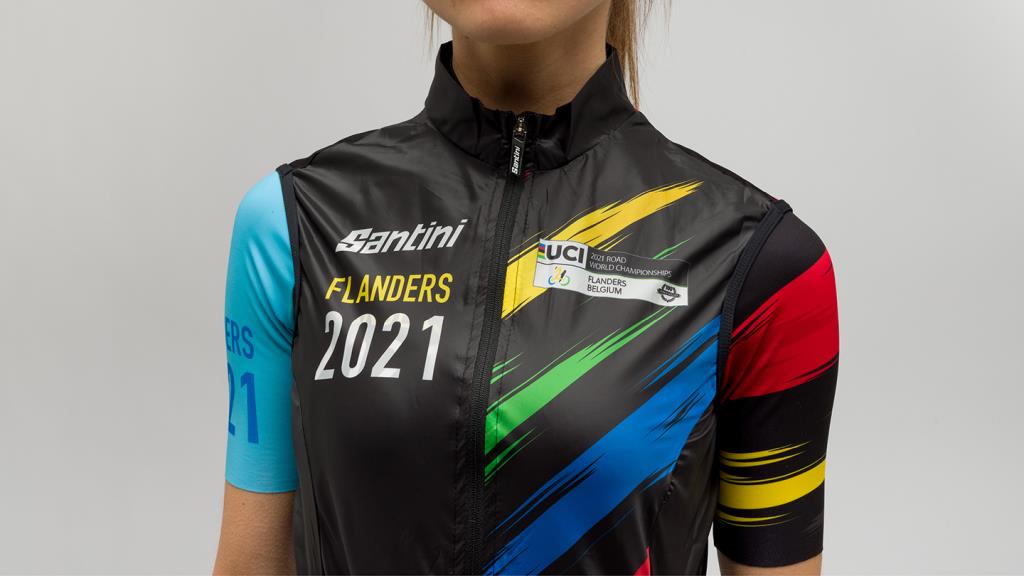 Ветровка унисекс Santini UCI FLANDERS 2021 EC54575SPLA