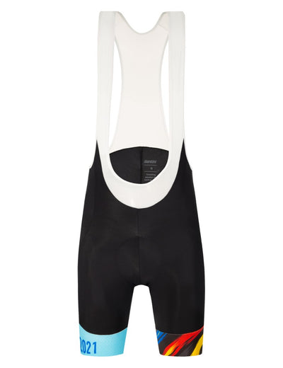 Santini UCI Flanders Karma Sassi Kadın Askılı Bisiklet Taytı EC1065GILSPLA