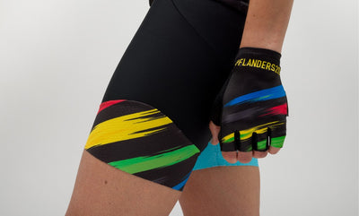 Santini UCI Flanders Karma Sassi Kadın Askılı Bisiklet Taytı EC1065GILSPLA