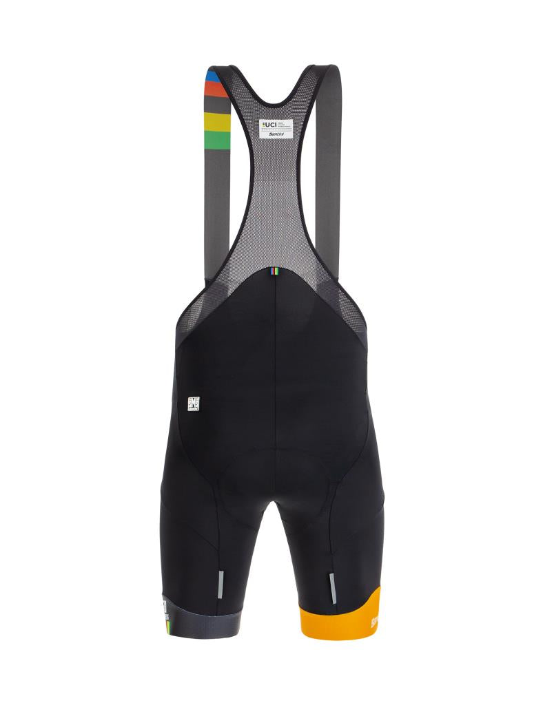 Santini UCI Official Sallanches 1964 World Championship Büyük Beden Erkek Askılı Bisiklet Taytı RE1075GITEYES