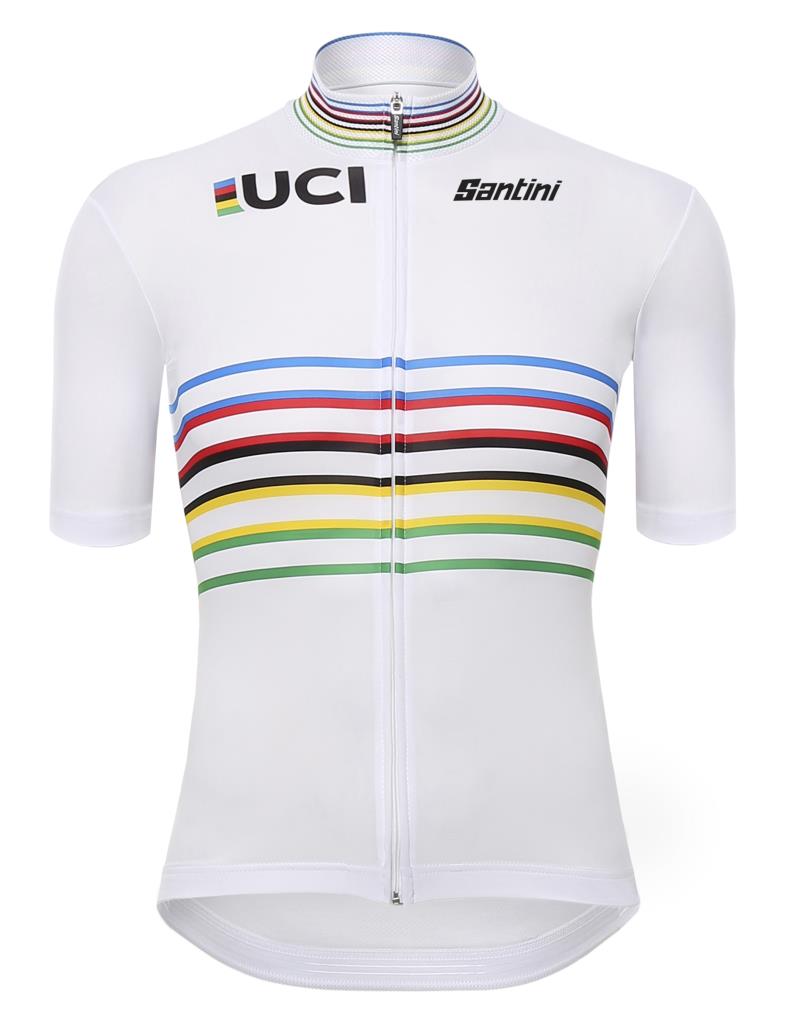 Santini UCI World Champion Master Men's Cycling Jersey RE94075CMASTR