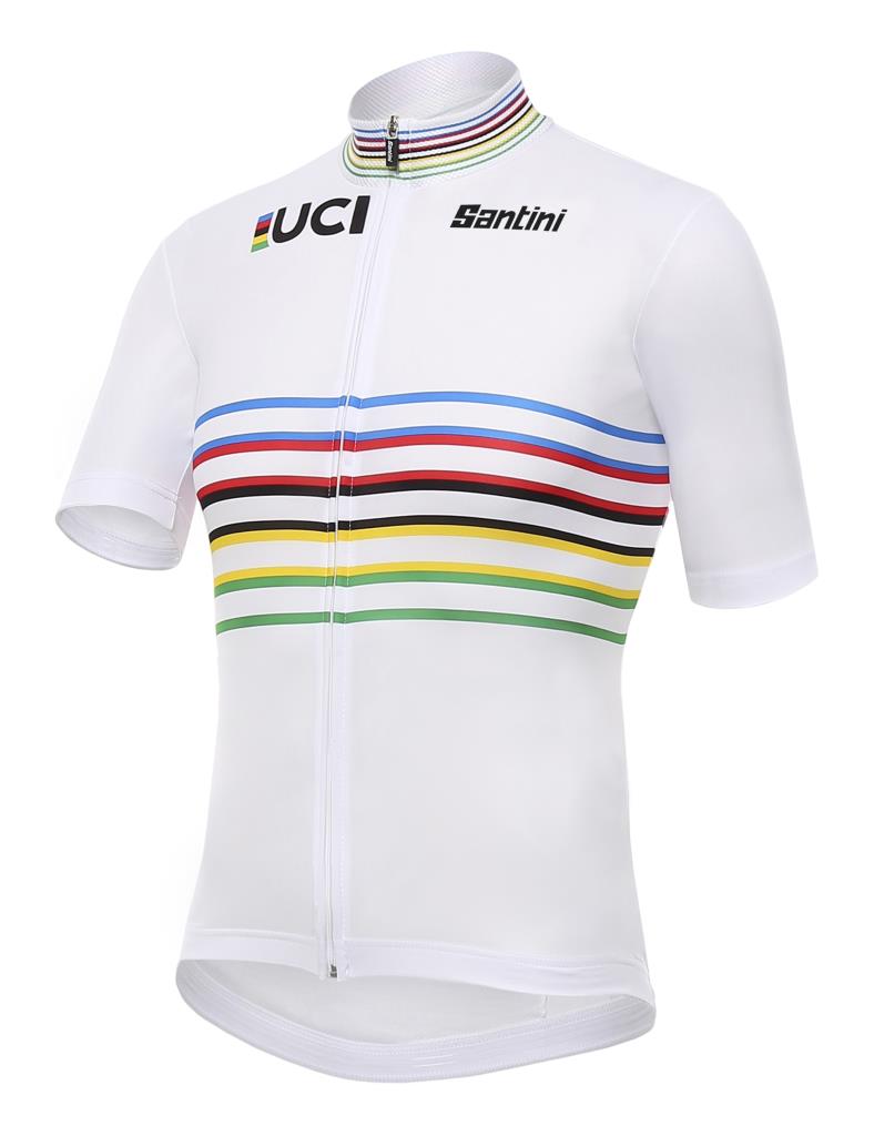 Santini UCI World Champion Master Men's Cycling Jersey RE94075CMASTR