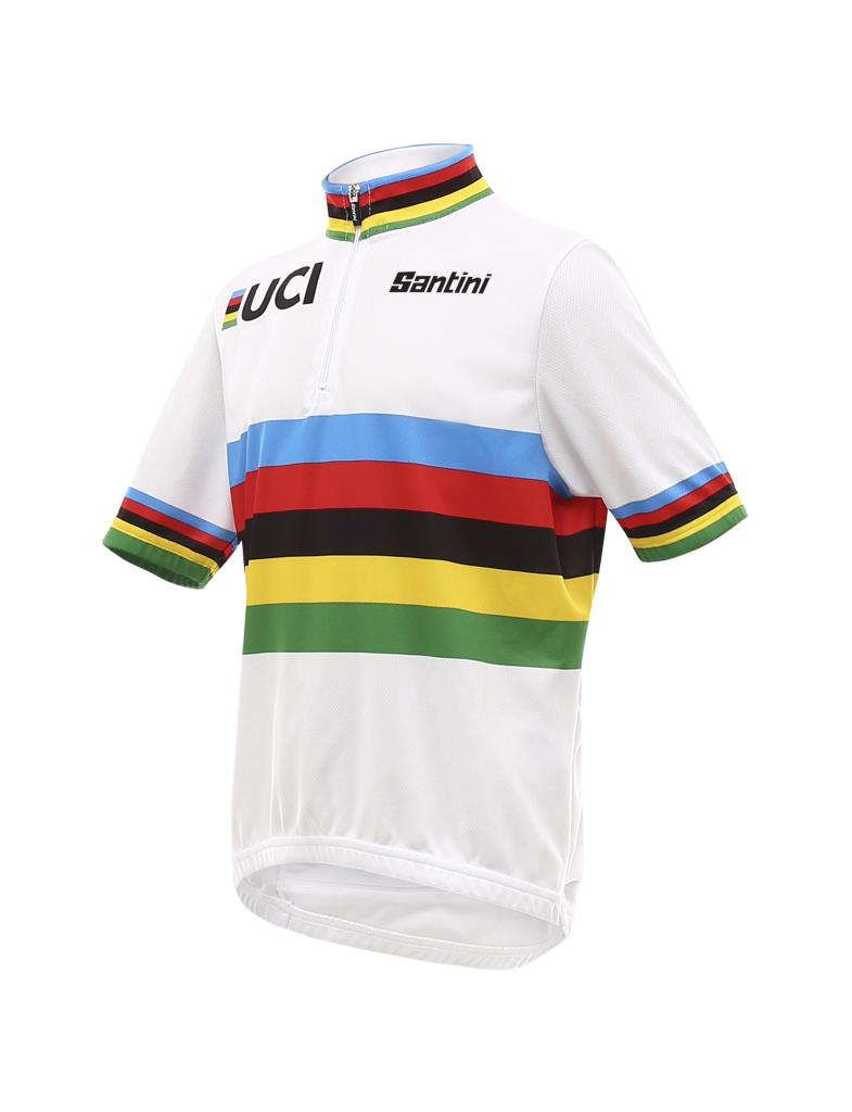 Santini UCI World Champion Özel Seri Çocuk Bisiklet Forması RE942B14WC