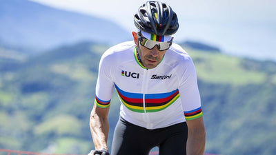 Santini UCI WORLD CHAMPION Polartec Kumaşlı Erkek Bisiklet Forması RE94075CWORLDECO
