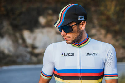 Santini UCI WORLD CHAMPION Polartec Kumaşlı Erkek Bisiklet Forması RE94075CWORLDECO