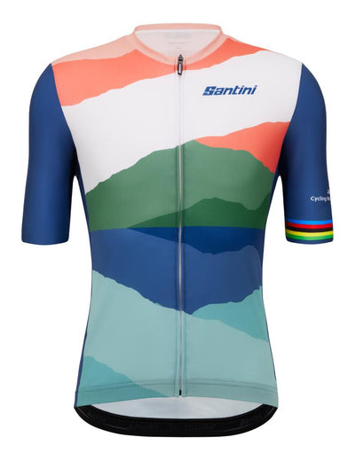 Велосипедная майка унисекс Santini UCI World Championship CloudScape, специальная серия RE94075CCLOUD3WCG
