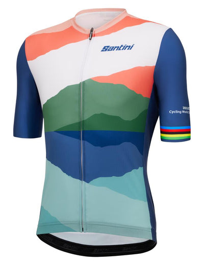 Велосипедная майка унисекс Santini UCI World Championship CloudScape, специальная серия RE94075CCLOUD3WCG