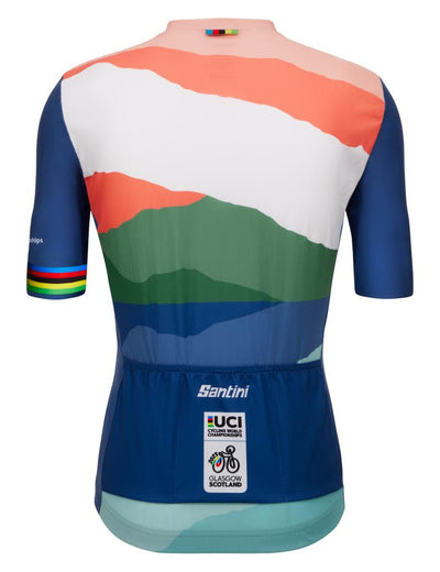 Велосипедная майка унисекс Santini UCI World Championship CloudScape, специальная серия RE94075CCLOUD3WCG