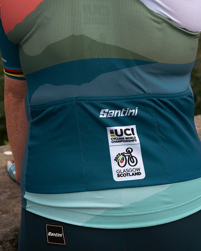 Велосипедная майка унисекс Santini UCI World Championship CloudScape, специальная серия RE94075CCLOUD3WCG