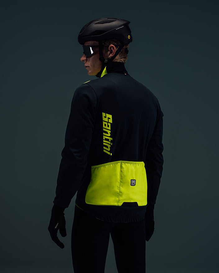 Santini VEGA ABSOLUTE Polartec Erkek Kışlık Bisiklet Ceketi 3W50775ABSOLVEGA