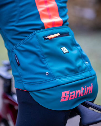 Santini VEGA MULTI Weather Polartec Unisex Kışlık Bisiklet Ceketi 2W51775VEGAMULT