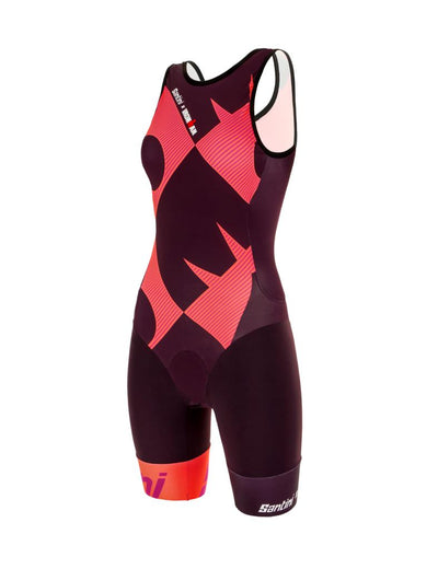 Santini X Ironman Büyük Beden Kadın Trisuit Towergelpad 9I776IMGCUPIO