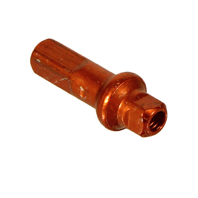 Sapim Polyax Alu Square Double Secure Lock Jant Teli Başlığı Turuncu 16mm