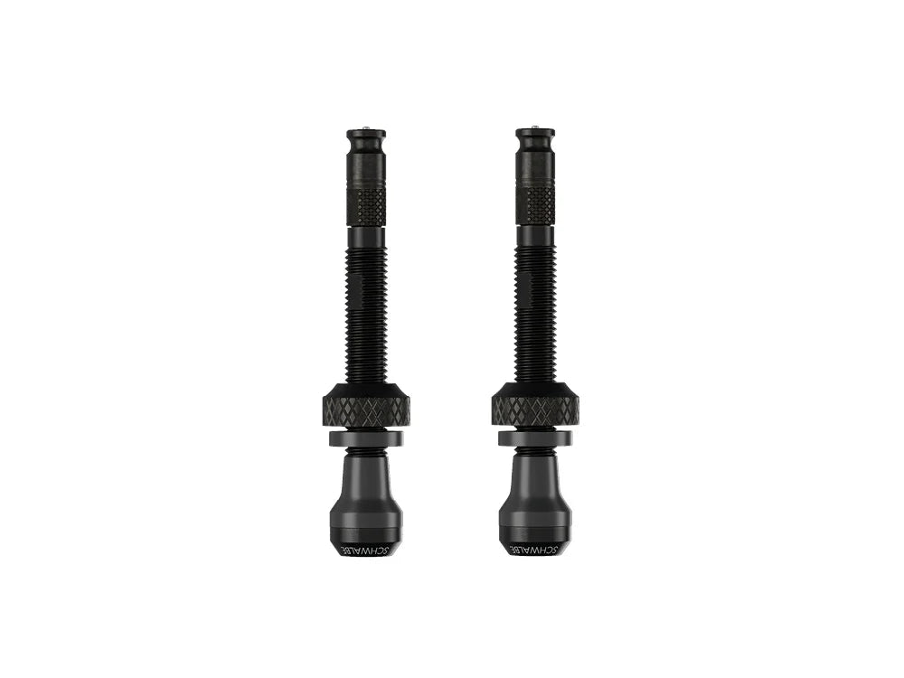 Schwalbe SCV Clik Valve Yeni Sistem Tubeless Sibop Seti 40mm Siyah
