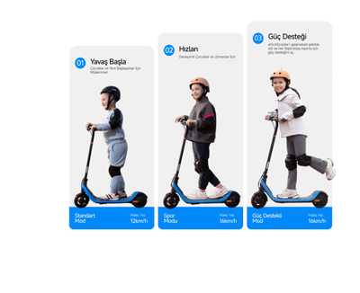 Segway Ninebot C2 LITE Electric Kids Scooter