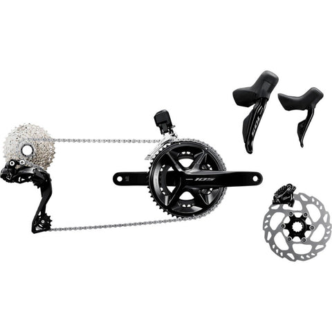 Shimano 105 Di2 R7150 50-34T 2x12 Hydraulic Disc Brake Bicycle