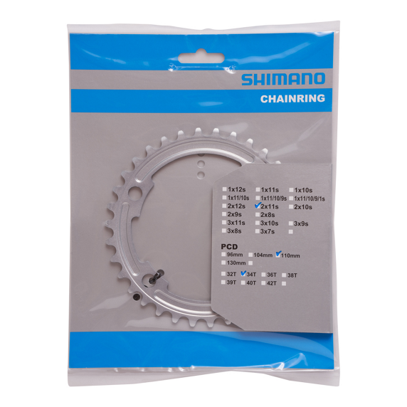 Shimano 105 FC-5800 34T-MA Chainring 50-34T Compatible 10 Speed ​​Y1PH34010