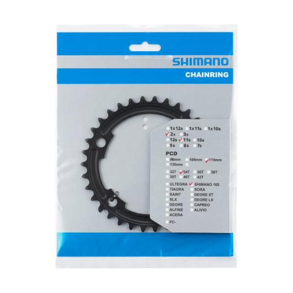 Shimano 105 FC-R7000 Chainring 34T-MS 50-34 Compatible