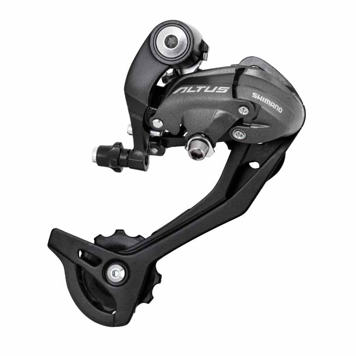 Shimano Altus 9-скоростной задний переключатель RD-M370-L с длинной опорой ERDM370SGSL 