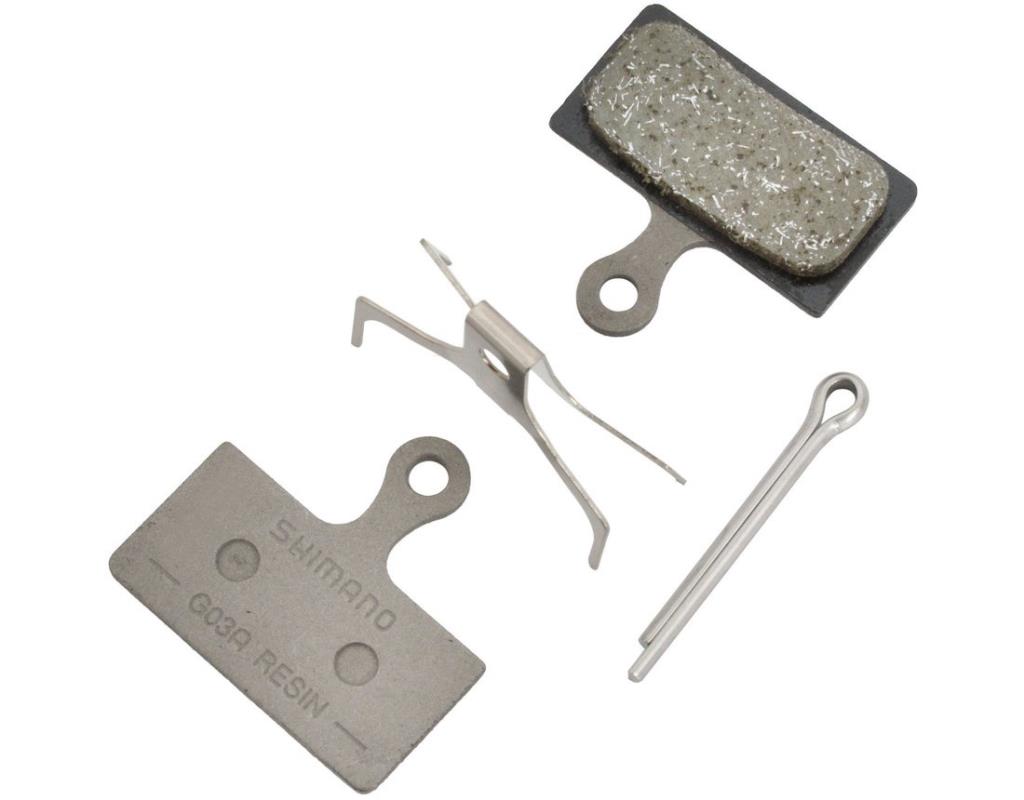 Shimano Bicycle Disc Brake Pads Resin G03A Spring/Pin Included 1 Pair