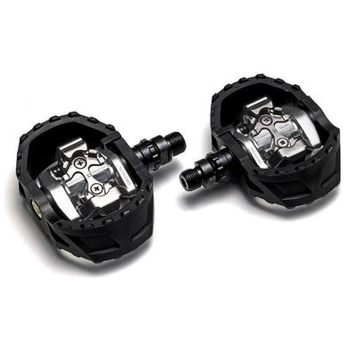 Shimano Bike Spd Pedal PD-M424 Silver/Black SM-SH51 With Lock