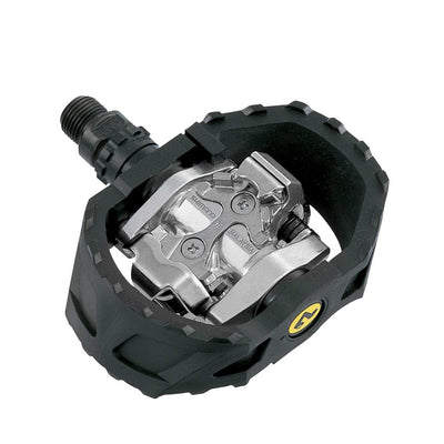 Shimano Bike Spd Pedal PD-M424 Silver/Black SM-SH51 With Lock
