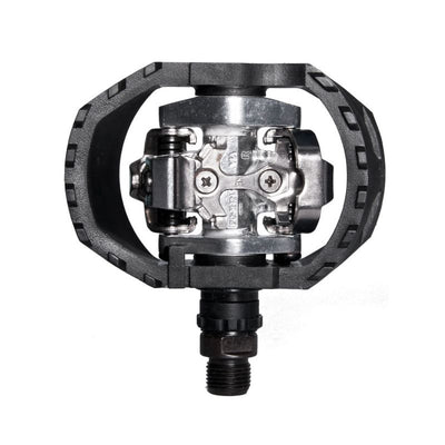 Shimano Bike Spd Pedal PD-M424 Silver/Black SM-SH51 With Lock