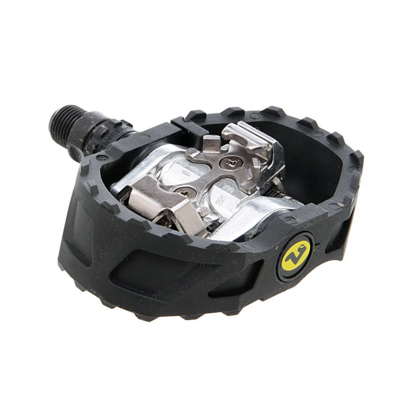 Shimano Bisiklet Spd Pedal  PD-M424 Gümüş/Siyah SM-SH51 Kilit İle Birlikte