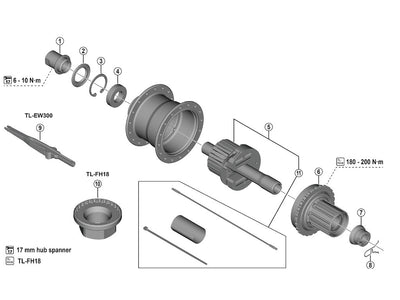 Shimano Cues Auto Shift Arka Göbek Flibır Sökme Takma Aleti TL-FH18 Y3K59804T - Görsel 5