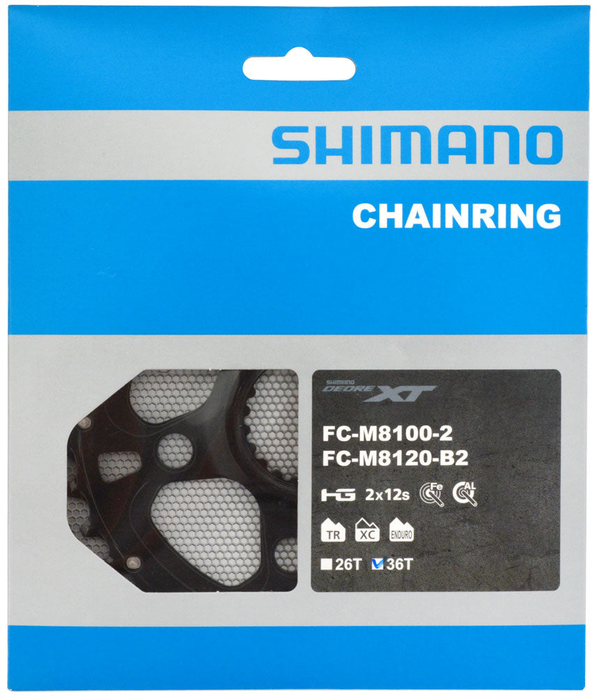 SHIMANO DEORE XT Aynakol dişlisi FC-M8100-2/FC-M8120-B2 için 36T Y0J898010