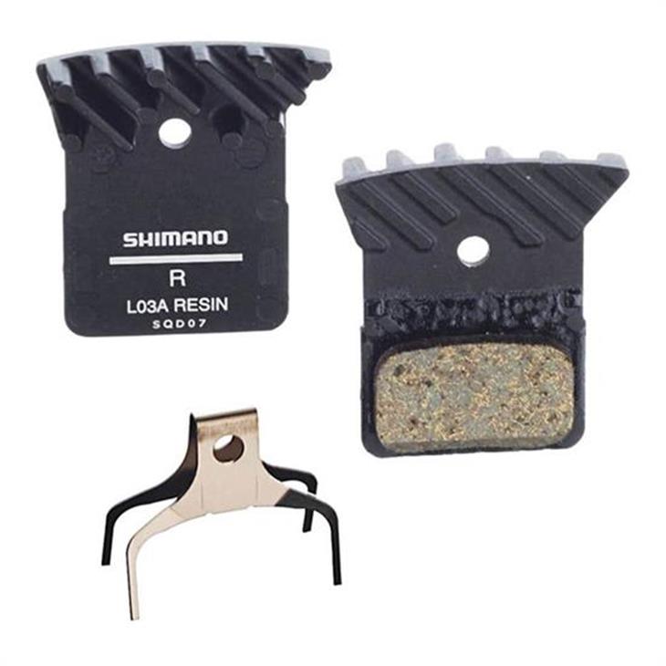 Shimano Disc Brake Pad Resin L03A (1 Pair Including Spring/Pin)