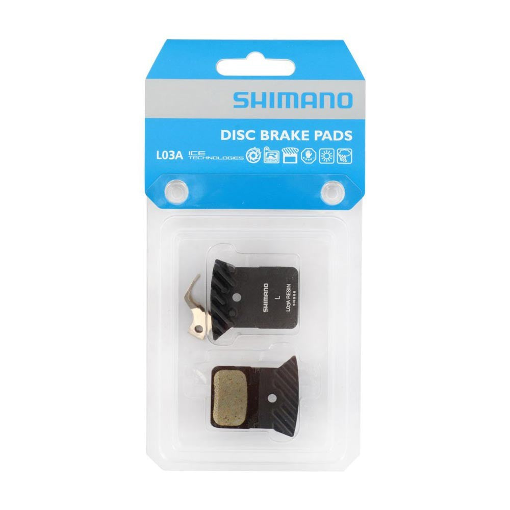 Shimano Disc Brake Pad Resin L03A (1 Pair Including Spring/Pin)