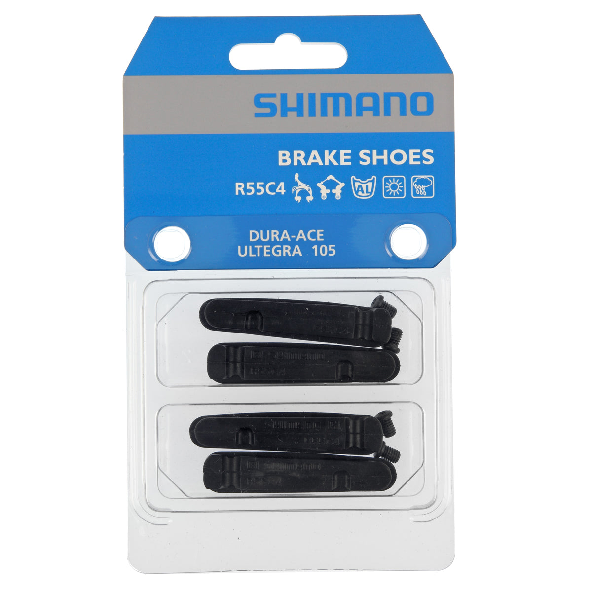 Shimano Dura Ace Brake Shoe Cartridge Road R55C4 2 Pairs