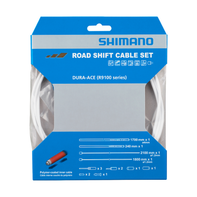 Shimano Dura-Ace Shift Cable Set OT-SP41 White R9100 Y0BM98020