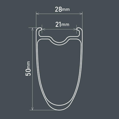 Shimano Dura-Ace WH-R9270 C50 Karbon Ön Arka Jant Seti Centerlock Tubeless EWHR9270C50L