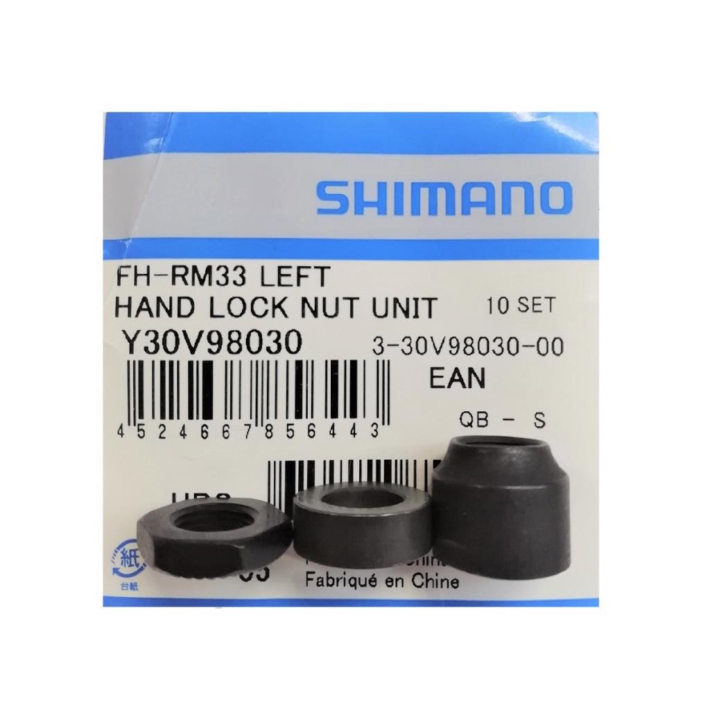 Shimano FH-RM33 Göbek İçin Sol Kilitleme Somunu Ünitesi Y30V98030