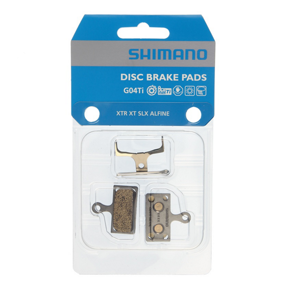 Shimano Plaquettes de Frein Métalliques G04Ti-MX IBPG04TIMXA
