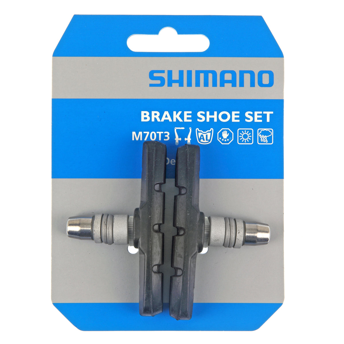 Shimano M70T3 V Brake Shoe Set 1 Pair 