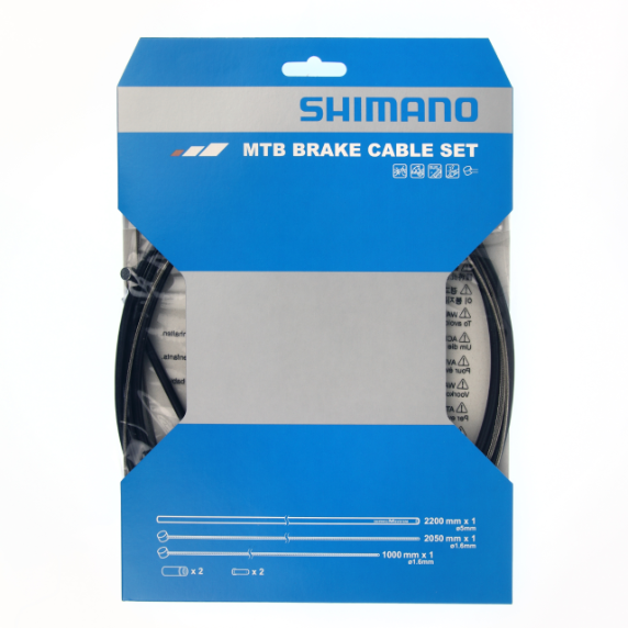 Shimano Mtb Fren Kablo Tel Seti 2200mm Kablo/2050-1000mm Tel Y80098021