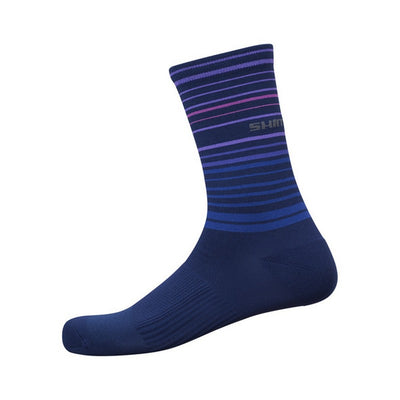 Shimano Original Navy Long Cycling Socks ECWSCBSSS14UN16 
