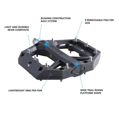 shimano pd-gr400 pedale schwarz Shimano PD-GR400 Pedals Black