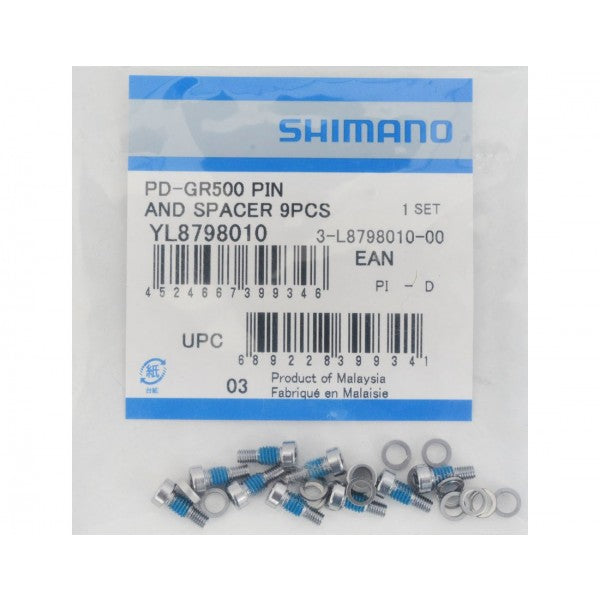 Shimano PD-GR500 Pedal Pin Civatası Vidası 9 Adet YL8798010