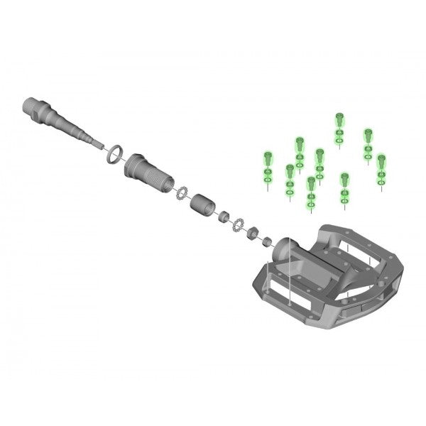 Shimano PD-GR500 Pedal Pin Civatası Vidası 9 Adet YL8798010