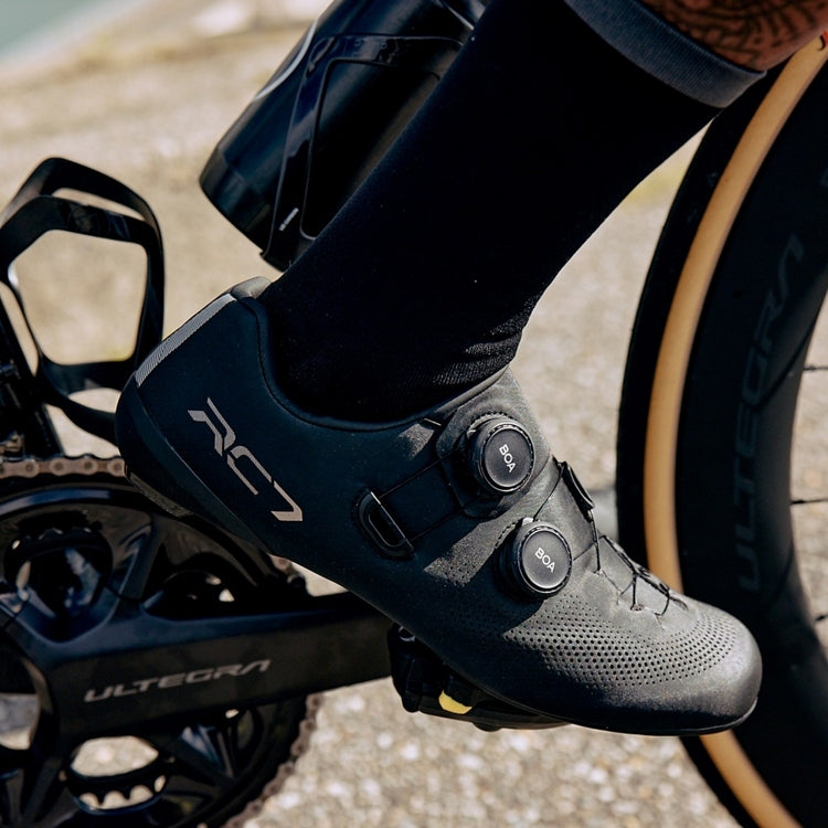 Shimano SH-RC703 Geniş Kalıp Yol Bisikleti Ayakkabısı ESHRC703MCW01E