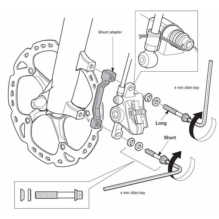 Shimano SM-MA90 F180P-PC Disk Fren Bağlantı Adaptörü