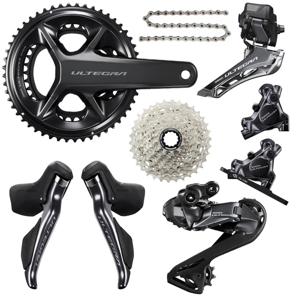 Shimano Ultegra Di2 R8150 52-36T 2x12 Hidrolik Disk Fren Bisiklet Grup Set