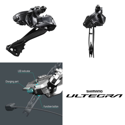 Shimano Ultegra Di2 RD-R8150 12 Speed ​​Compatible Bicycle Rear Derailleur Direct Mount 